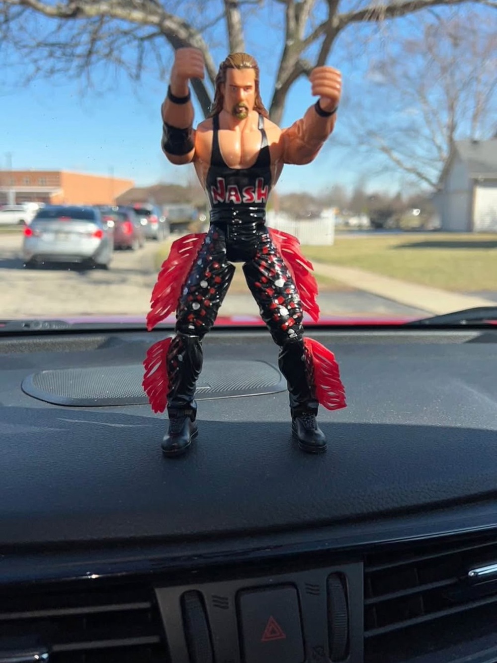 1999 WCW NWO Marvel Kevin Nash Wresting figure Black Tights Bruisers WWF WWE